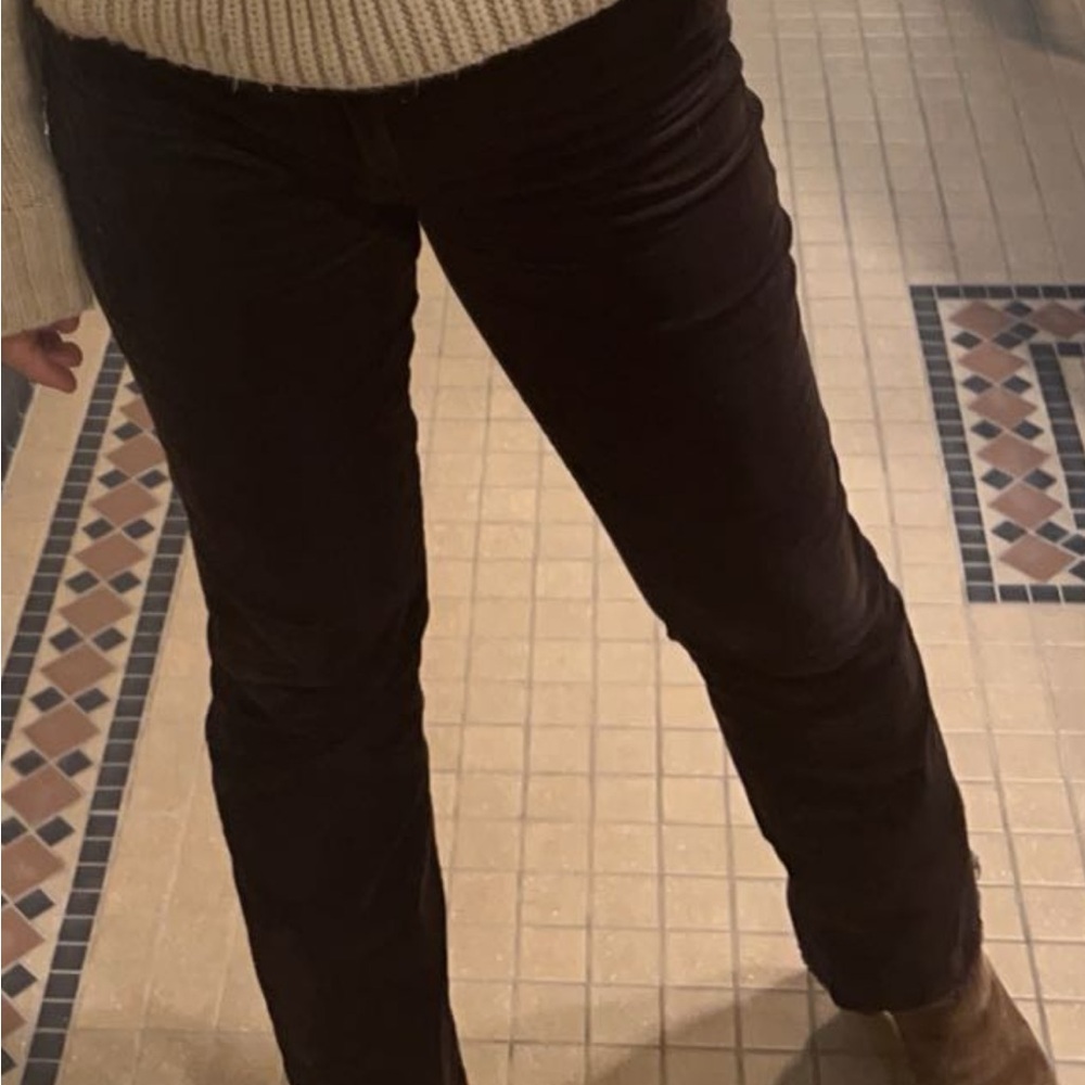 Stylish brown MOTHER Corduroy Pants